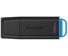 Kingston Technology 128 GB nešiojamas USB 3.2 Gen 1 duomenų kaupiklis DataTraveler Exodia juodas/mėlynas