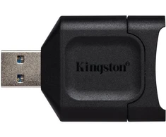 Kingston Technology MobileLite Plus, SD, Juoda, USB 3.2 Gen 1 (3.1 Gen 1) A tipo, 51,8 mm, 33,5 mm, 9 mm