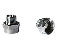 Unite Adapteris 1/2x3/8 - 1/2 vidinis 3/8 išorinis. Chromuotas.