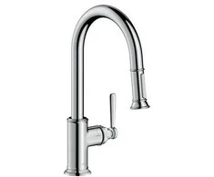 Virtuvės rankena Axor Montreux 180 C formos snapelis su chromo apdaila