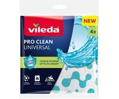 Universalios šluostės su fermentais Vileda Pro Clean 4 vnt.