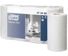 Tork Popierinis rankšluostis Plus 2 sluoksnių 20,4 m baltas, 5 pakuotės x 4 ritiniai/dėžė