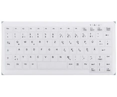 Klaviatūra Contour Design Active Key Contour ClassicClean silikoninis dangtelis, mini, baltas, PN C4110, 135 mm, 290 mm, 20 mm, 200 g, baltas