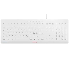 CHERRY STREAM PROTECT klaviatūra USB JK-8502PN-0 QWERTY, baltas