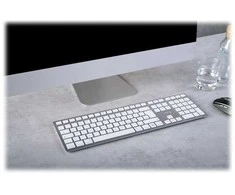 Cherry KW 9100 SLIM FOR MAC Klaviatūra - WIRELESS Sidabrinis PAN-NORDIC