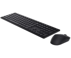 DELL Pro Klaviatūra ir pelė - KM5221W - US International (QWERTY) - Juodas - (RTL BOX), Wireless, RF belaidė, Plunger key switch, QWERTY, Juodas, su pele