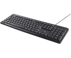 Klaviatūra Deltaco TB-53 - Full-size (100%) - su laidu - USB - QWERTY - Juodas