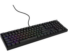 Klaviatūra GENESIS THOR 404, su laidu, USB, Mechaninė, QWERTY, RGB LED, Juodas