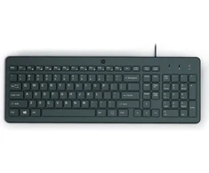 Klaviatūra HP 150 WD KBD FR, viso dydžio (100%), laidinė, USB, juoda