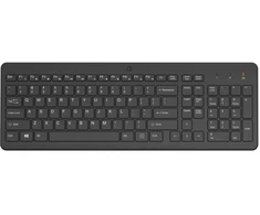HP 220 Belaidė klaviatūra, Full-size (100%), Wireless, RF belaidė, Membrane, QWERTY, Juodas