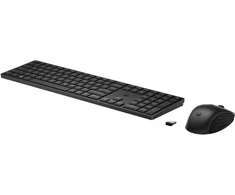 HP 650 Belaidė klaviatūra ir pelė Combo, Wireless, RF belaidė, Membrane, QWERTY, Juodas, su pele