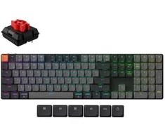Klaviatūra Keychron K5 v2 QMK/VIA Hot Swap Keychron Super Raudona (K5X-H1)