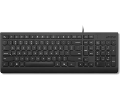 Klaviatūra Lenovo 4Y41R64633, Full-size (100%), su laidu, USB, Plunger key switch, Juodas