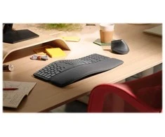 Logitech ERGO K860 belaidė klaviatūra, grafito spalvos, JAV tarptautinis išdėstymas (Qwerty)