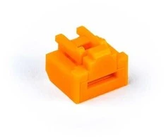 Tinklo Priedas - SmartKeeper NL03P1OR 12 RJ45 Prievadų Blokatoriai Pagrindiniai Oranžiniai