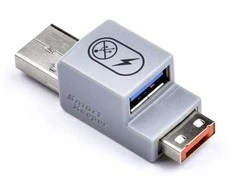 Šakotuvas Smart Keeper Smartkeeper SmartKeeper Basic "USB-A Port" Smart Data Blocker oranžinis