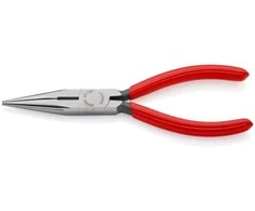 Knipex Replės šoniniam pjovimui smailia nosimi, įstrižai pjaustomos replės, plastikinės, raudonos, 160 mm, 115 g
