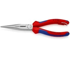 Knipex Knipex 26 12 200 T, Replės smailiomis nosimis, 2,5 mm, 7,3 cm, Chromo-vanadžio plienas, Mėlyna, Raudona, 200 mm