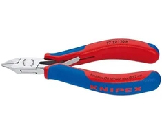 Knipex 77 32 120 H, Įstrižinės replės, 1,4 cm, 7,5 mm, Plienas, Mėlyna, Raudona, 120 mm