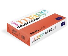 Kopipapir Image Coloraction A3 80g Londono tamsiai raudona 500 vnt./pak.