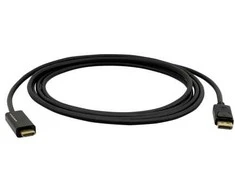 Kramer Electronics C-DPM/HM/UHD-3, 0,9 m, DisplayPort, HDMI A tipo (standartinis), Kištukas, Kištukas, 60 Hz