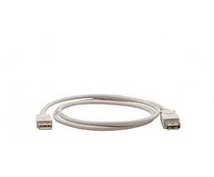 Kramer Electronics C-USB/AAE-6, 1,8 m, USB A, USB A, USB 2.0, Kištukas/Lizdas, Balta