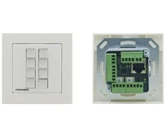 Kramer Electronics RC-208/EU-80/86(W), Baltas, DC, 12 V, 2 A, 80 mm, 47 mm