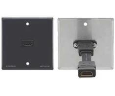 Kramer Electronics WP-H1M(WP-HDMI1M)/EU/GB(W), HDMI, Europa, Jungtinė Karalystė, Siena, Balta, 80 mm, 40 mm