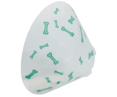 KRUUSE BUSTER dizaino antkakliai, kaulai, 12,5 cm, 10 vnt. pakelyje
