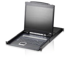 KVM perjungiklis ATEN CL1308N, 48 cm TFT, VGA, PS/2-USB, 8 prievadai, CH išdėstymas