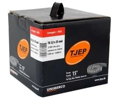 Kyocera Tjep žiedinė vinis TA 30/25 3,0x25 mm - karštai cinkuota stogo dangos veltinio dėžei 2880 vnt.
