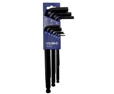 L-formos Hex raktu suapvalinta galvute rinkinys 9 vnt 1,5-10mm Irimo blisteryje
