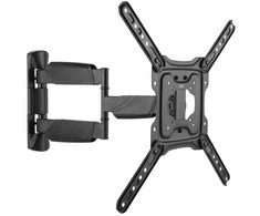 Laikiklis ACT AC8354 – 75 x 75 mm – 400 x 400 mm – -10 – 10° – -90 – 90° – aliuminis – plastikas – plienas – juodas (AC8354)