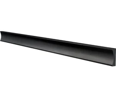 Laikiklis B-Tech horizontalus tvirtinimo bėgelis, bėgelis, juodas, aliuminis, BT8385, 2000 mm, 30 mm