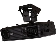 B-Tech SYSTEM 2 – itin didelis universalus lubinis projektoriaus laikiklis su mikroreguliavimu, lubinis, 25 kg, juodas, 0–494 mm, 360°, 6°