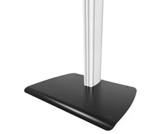 Laikiklis B-Tech SYSTEM X - Laisvai stovintis grindų pagrindas BT8380, grindų plokštė, juoda, plienas, 70 kg, 165,1 cm (65"), 81,3 cm (32")
