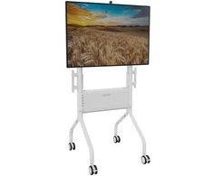 Fiber Mounts Chief Voyager Height Adjustable AV TV Cart For LCD Displays 50-70'' Baltas wózek televizoriui / systemu wideokonferencyjnego balta Rozmiar ekranu: 127-191 cm (50''-75'') Interfejs montażowy: 200 - 200 mm - 600 - 400 mm