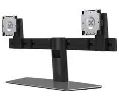 Laikiklis Dell dviejų monitorių stovas MDS19 - 6kg - 48,3 cm (19") - 68,6 cm (27") - 100 x 100 mm - aukščio reguliavimas - aliuminis - juoda (DELL-MDS19)