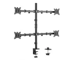 Laikiklis Equip Įrengti stalo laikiklį 4 monitoriams 17" - 32" (650159)