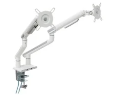 Laikiklis GAS DESK MOUNT FOR 2 LED/LCD MONITORS 17-32 "L-20GD ART 2-9kg 2xUSB 3.0 PREMIUM ALU