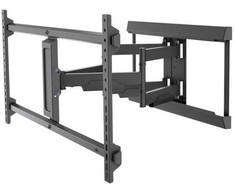 Laikiklis Goobay Fullmotion, 200 x 100 mm, 800 x 405 mm, -10 - 5°, -60 - 60°, 3°, Juodas