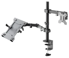 Laikiklis GOOBAY Monitorhalter Nešiojamas kompiuteris-Arm Flex 13-32'',Monitorius max.8/NB max.4,5kg