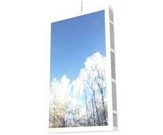 Laikiklis HI-ND lubinis korpusas langui | skirtas „Samsung OM55B“ ir „OMN-S“ | 55 colių | Vertikalus | Lubinis korpusas | Baltas |