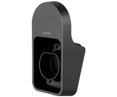 Podstawka LogiLink Logilink Wandhalterung m.Kabelablage f. Auto-Ladekabel,schw.