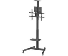 Laikiklis Manhattan TV vežimėlis 37"-86" 70kg, reguliuojamas aukštis be įrankių