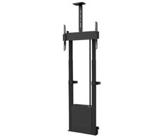 Laikiklis Multibrackets M Motorized Floormount 120kg Juodas incl camerashelf, 120 kg, 106.7 cm (42"), 2.54 m (100"), 100 x 100 mm, 600 x 400 mm, 1210 - 1860 mm