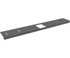 Laikiklis Multibrackets M Pro serija – kraštovaizdžio montavimo šablonas, juodas, Montavimo šablonas, juodas, plienas, 260 mm, 90 mm, 80 mm