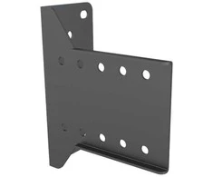 Laikiklis Multibrackets M Pro serija - Viena sieninė demonstracinė lėkštė, Juoda, Plienas, 50 kg, Sieninis, 1kg, 177 mm