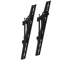 Laikiklis Multibrackets M Pro serija – 600 mm pakreipiamos svirtys, plokščio montavimo svirtis, juoda, plienas, 30 kg, bėgelis, -15–0°