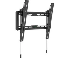 Multibrackets M Universalus sieninis laikiklis, pakreipiamas, vidutinio dydžio, juodas, 81,3 cm (32"), 165,1 cm (65"), 50 kg, 200 x 200 mm, 400 x 400 mm, juodas